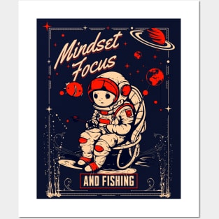 Mindset, Focus, and fishing Posters and Art